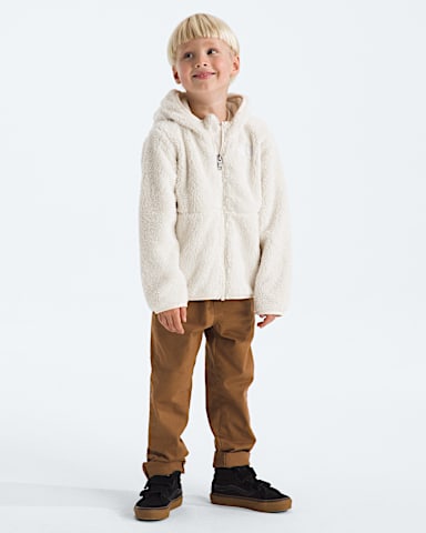 Chandail capuche Campshire avec fermeture clair pour enfants TNF Dune Blanche HERO2