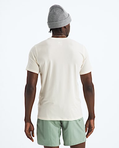 Tshirt Adventure pour hommes TNF Blanc dune BACK