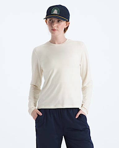 Womens Dune Sky LongSleeve TNF White Dune Main