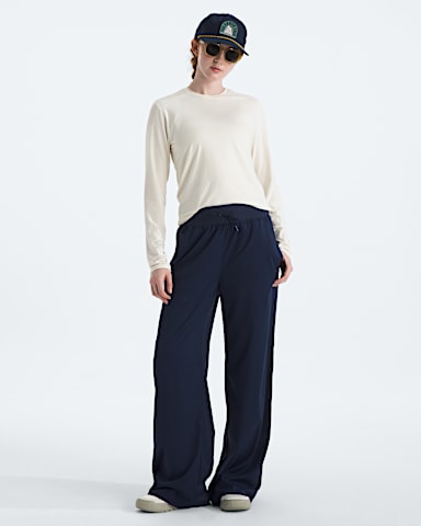 Womens Dune Sky LongSleeve TNF White Dune HERO2