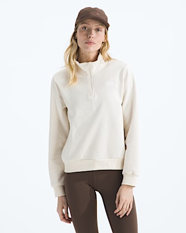 Womens Evolution Simple Dome Regular Zip TNF White Dune HERO