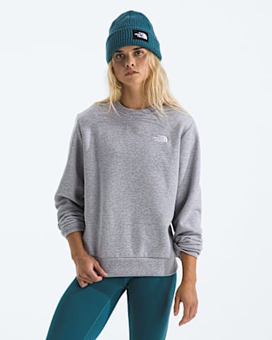 Womens Evolution Simple Dome Regular Crew TNF TNF Pale Grey Heather Main