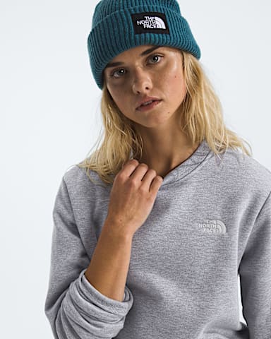Womens Evolution Simple Dome Regular Crew TNF TNF Pale Grey Heather HERO2