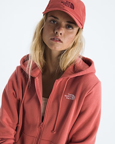 Womens Evolution Simple Dome Regular FullZip Hoodie TNF Mars Dust HERO3