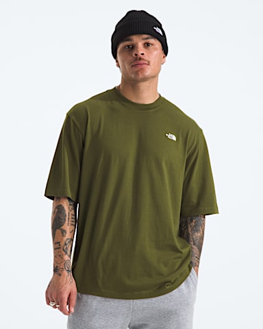 Mens TNF Essential Simple Dome Oversize ShortSleeve Tee TNF Woodland Green Main