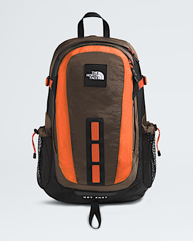 Hot Shot SE Backpack  30L TNF Smokey BrownTNF BlackSolar Flare HERO