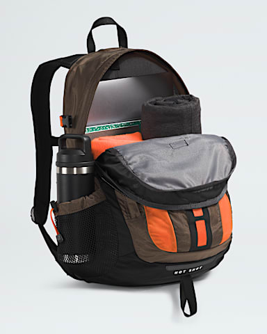 Hot Shot SE Backpack  30L TNF Smokey BrownTNF BlackSolar Flare INT