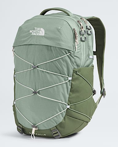Womens Borealis Backpack  27L TNF Slate MossBark Mist FRONT34