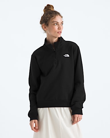 Womens Evolution Simple Dome Regular Zip TNF TNF Black HERO