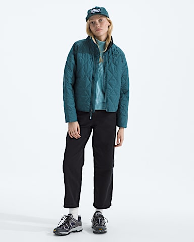Womens Diamond Peak Insulated Jacket TNF Space HERO2