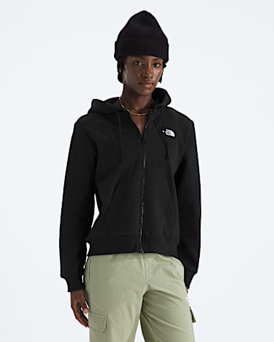 Chandail  capuchon  glissire pleine longueur Evolution Simple Dome pour femmes TNF TNF Noir HERO