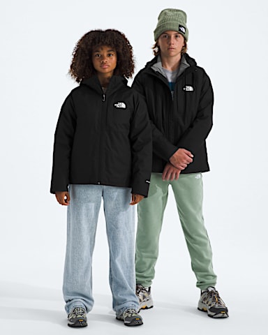 Boys Girls Perrito 4N1 Hooded Jacket TNF TNF Black Main