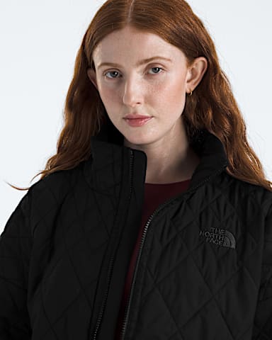 Womens Diamond Peak Insulated Jacket TNF TNF Black HERO3