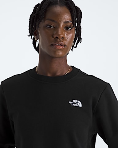 Womens Evolution Simple Dome Regular Crew TNF TNF Black HERO2
