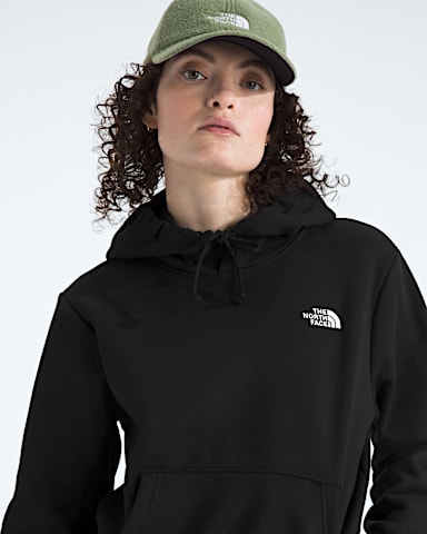 Womens Evolution Simple Dome Regular Hoodie TNF TNF Black HERO2
