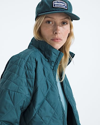 Womens Diamond Peak Insulated Jacket TNF Space HERO3