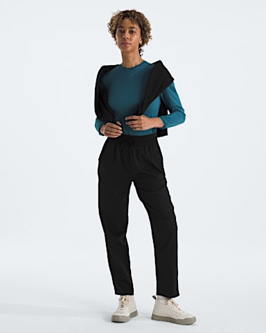 Womens Aphrodite Arise Ankle Pants TNF TNF Black HERO2