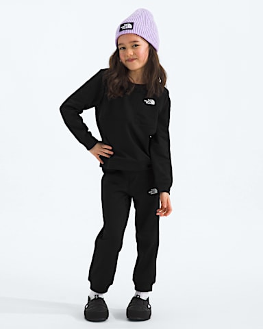 Ensemble en molleton TNF Performance pour enfants TNF Noir TNF HERO3