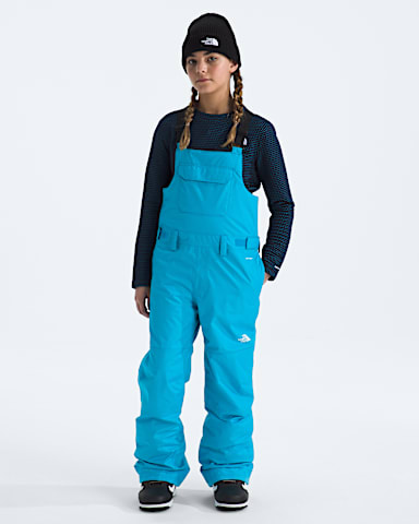 Boys Girls Freedom Insulated Bibs TNF Meridian Blue HERO3