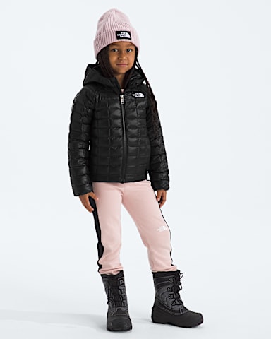 Kids THERMOBALL Hooded Jacket TNF TNF Black HERO3
