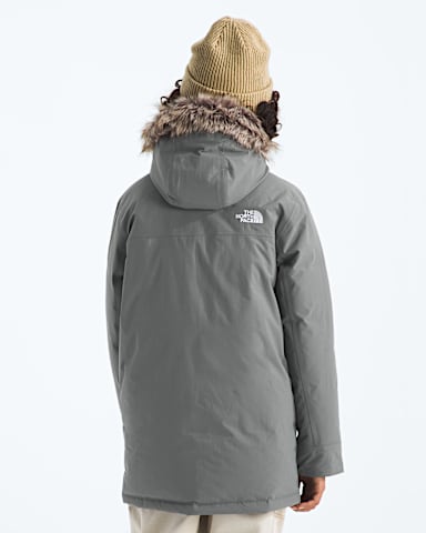 Boys McMurdo Parka TNF Smoked Pearl BACK