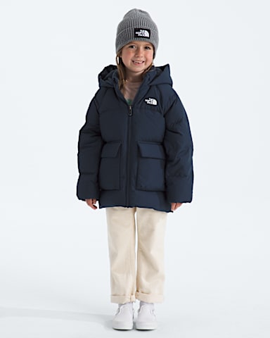 Kids North Down FleeceLined Parka TNF Summit NavySummit Navy HERO2