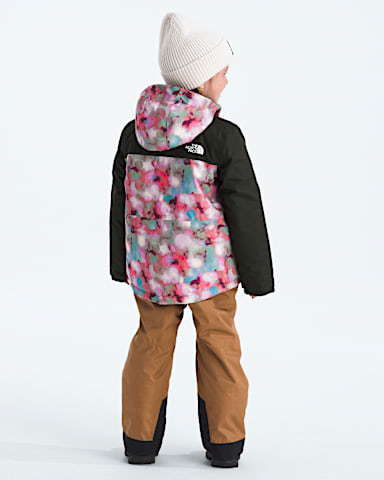 Kids Freedom Insulated JacketPrint TNF Lite Lilac Lens Flare Print BACK