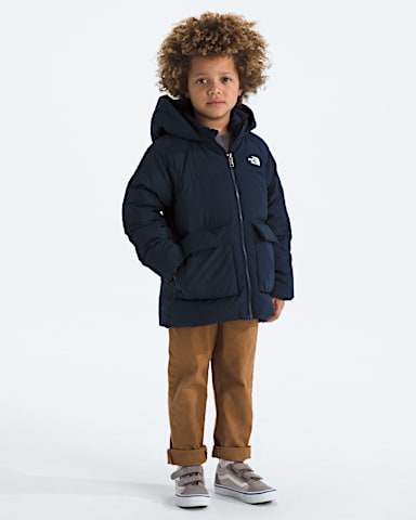 Kids North Down FleeceLined Parka TNF Summit NavySummit Navy HERO3