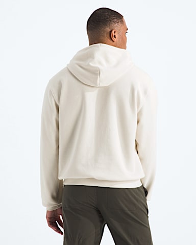 Mens TNF Essential Simple Dome Relaxed Hoodie TNF White Dune BACK