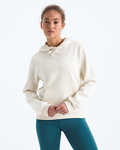 Womens Evolution Box NSE Regular Hoodie TNF White Dune BACK