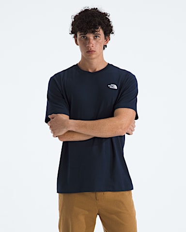 Mens Evolution Simple Dome Regular ShortSleeve Tee TNF Summit Navy HERO