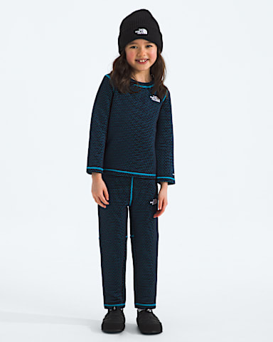 Kids DOTKNIT Thermal Set TNF Summit NavyMeridian Blue HERO3