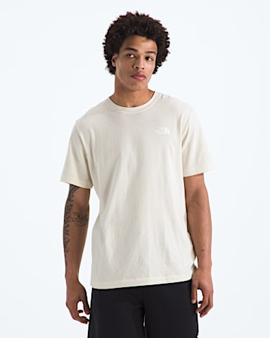 Mens Evolution Box NSE Regular ShortSleeve Tee TNF White Dune BACK