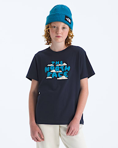 Boys Girls Evolution Bubble Cloud ShortSleeve TeeGraphic TNF Summit Navy HERO3