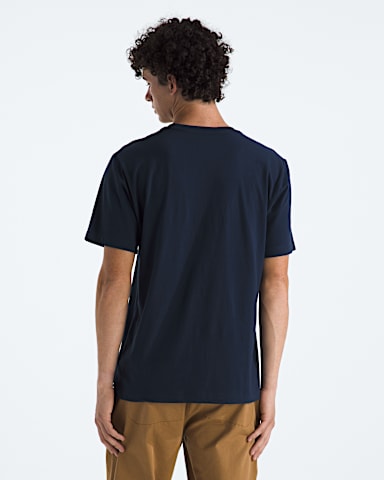 Mens Evolution Simple Dome Regular ShortSleeve Tee TNF Summit Navy BACK