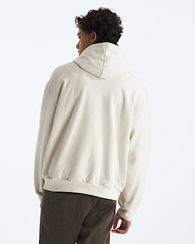 Mens Evolution Simple Dome Oversize Hoodie TNF White Dune BACK
