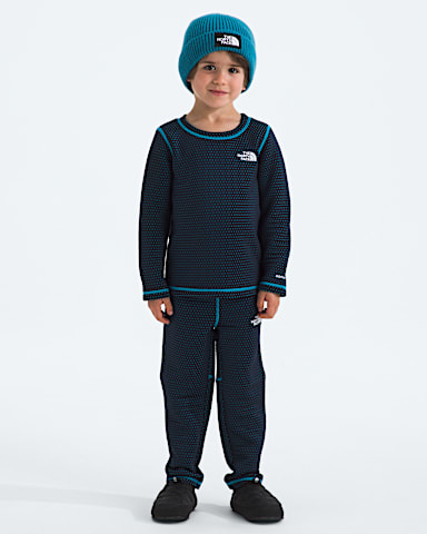 Kids DOTKNIT Thermal Set TNF Summit NavyMeridian Blue HERO2