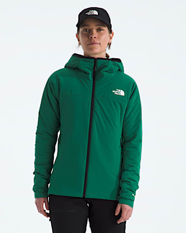 Womens Summit Series Casaval Hybrid Hoodie TNF Evergreen Main