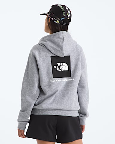 Womens Evolution Box NSE Regular Hoodie TNF TNF Pale Grey Heather Main