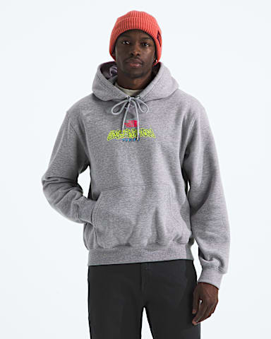 Mens TNF Essential Expedition Series HoodieGraphic TNF TNF Pale Grey Heather Main