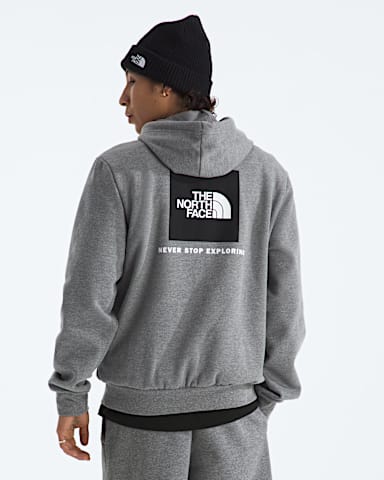 Mens Evolution Box NSE Regular Hoodie TNF TNF Mid Grey Heather Main
