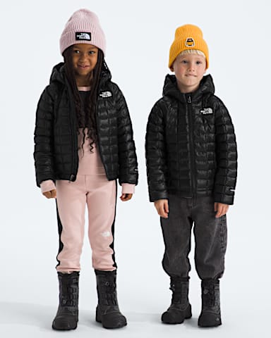 Kids THERMOBALL Hooded Jacket TNF TNF Black Main