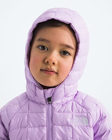 Kids THERMOBALL Hooded Jacket TNF Lite Lilac HERO3