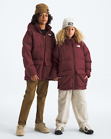 Boys’ & Girls’ North Down Fleece-Lined Short Parka - 1