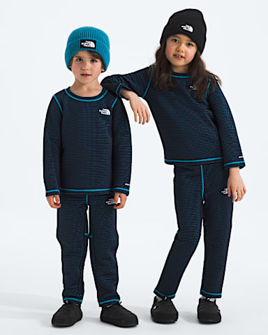 Kids DOTKNIT Thermal Set TNF Summit NavyMeridian Blue Main
