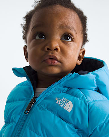 Baby Reversible Perrito Hooded Jacket TNF Meridian Blue HERO3
