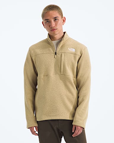 Mens Gordon Lyons Zip TNF Khaki Stone Heather Main