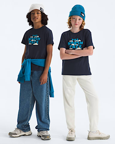Boys Girls Evolution Bubble Cloud ShortSleeve TeeGraphic TNF Summit Navy Main