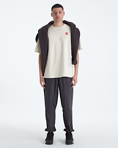 Mens TNF Red Box ShortSleeve Tee TNF White Dune HERO2