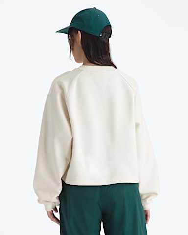 Womens TNF Red Box Crew TNF White Dune BACK